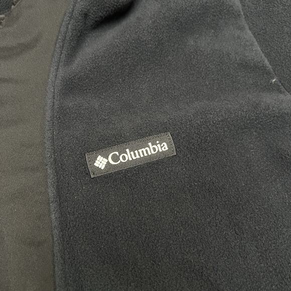 Columbia 1/2 Fleece Sweater Size 2XL Mens Black Sequoia Grove $60 - Picture 16 of 16
